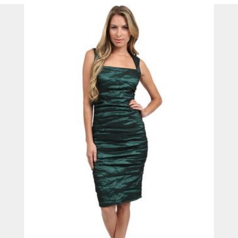 Nicole Miller Metallic BodyCon Dress